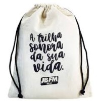 Saquinho Personalizado de Algodão Cru
