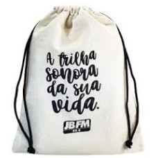 Saquinho Personalizado de Algodão Cru