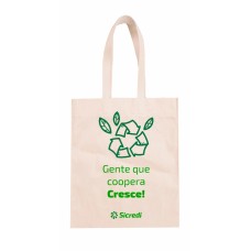 Sacola 100%  Algodão Personalizada 