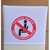 Capa de cadeiras personalizada em Microfibra 