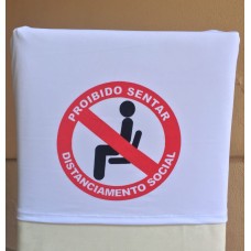 Capa de cadeiras personalizada em Microfibra 